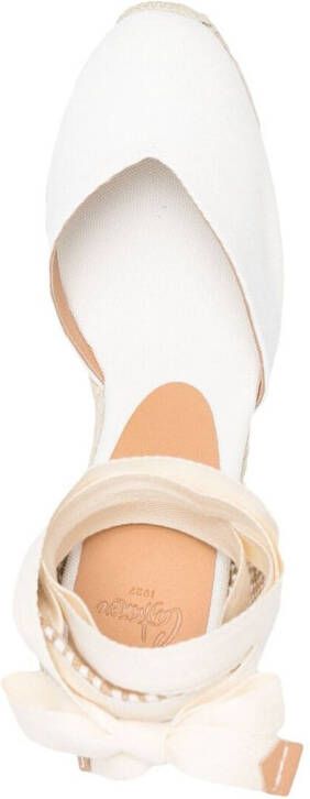 Castañer Chiara espadrilles met sleehak Wit