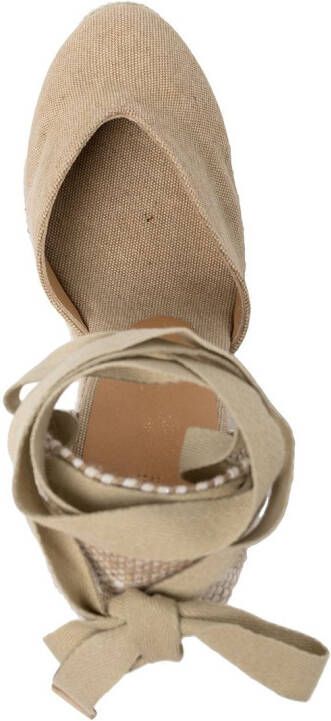 Castañer Chiara sandalen met sleehak Bruin
