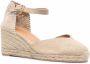 Castañer Chiarita espadrilles met sleehak Beige - Thumbnail 2