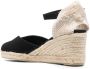 Castañer Chiarita espadrilles met sleehak Zwart - Thumbnail 3