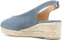 Castañer Dosalia espadrilles van biologisch katoen Blauw - Thumbnail 3