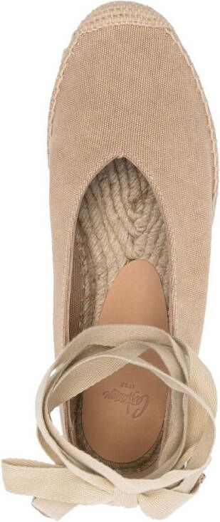 Castañer Espadrilles met enkelbandje Bruin