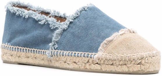 Castañer Espadrilles met franje detail Blauw