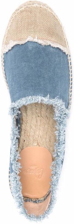 Castañer Espadrilles met franje detail Blauw