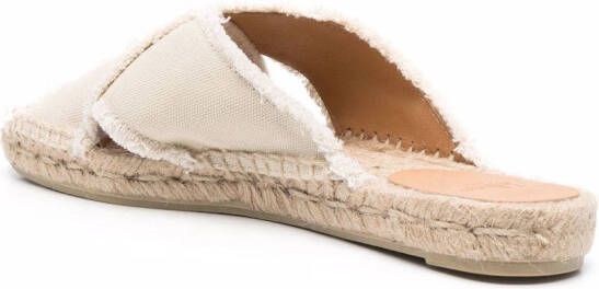 Castañer Espadrilles met gekruiste band Wit