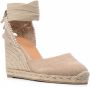 Castañer Espadrilles met plateauzool Beige - Thumbnail 2