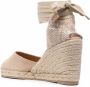 Castañer Espadrilles met plateauzool Beige - Thumbnail 3