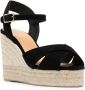 Castañer Espadrilles met plateauzool Zwart - Thumbnail 2