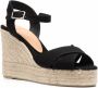 Castañer Espadrilles met plateauzool Zwart - Thumbnail 2