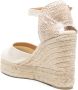 Castañer Espadrilles met sleehak Beige - Thumbnail 3