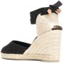 Castañer Espadrilles met sleehak Zwart - Thumbnail 3