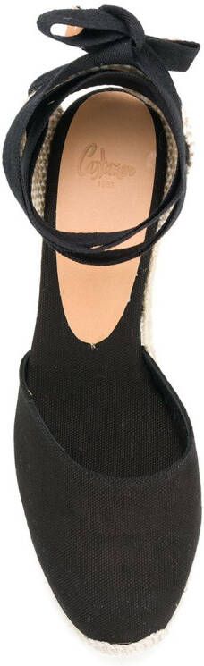 Castañer 65 mm Carina espadrilles Zwart