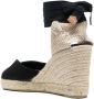 Castañer Espadrilles met sleehak Zwart - Thumbnail 3