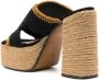 Castañer Ferny 130mm sandalen van lurex Zwart - Thumbnail 3