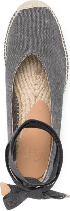 Castañer Gea espadrilles met sleehak Grijs