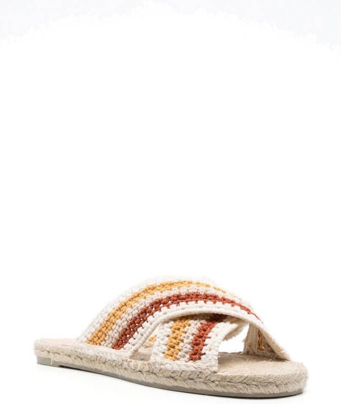 Castañer Gehaakte espadrilles Wit