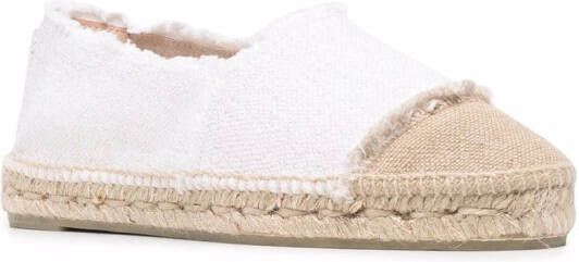 Castañer Kampala tweekleurige espadrilles Wit