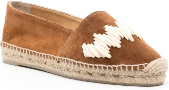 Castañer Karen suède espadrilles Bruin