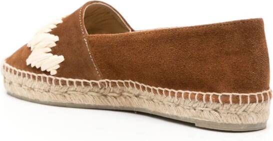 Castañer Karen suède espadrilles Bruin