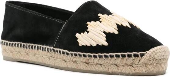 Castañer Karen suède espadrilles Zwart