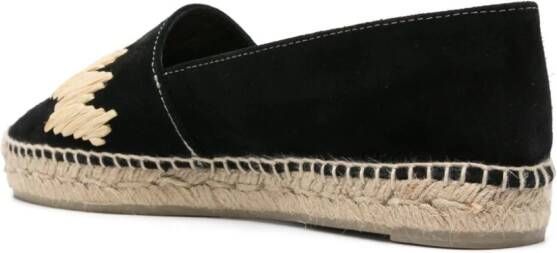 Castañer Karen suède espadrilles Zwart