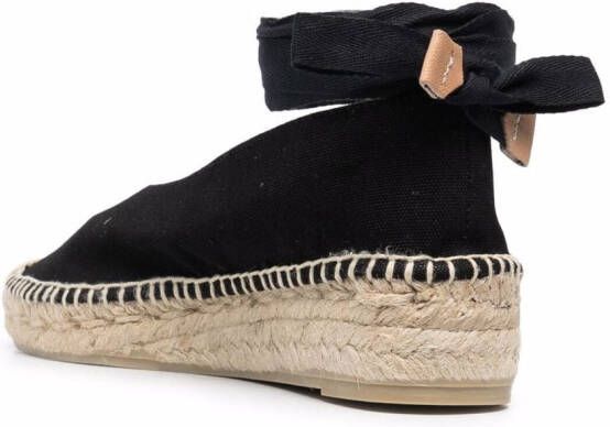 Castañer Karenina espadrilles met sleehak Zwart