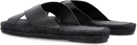 Castañer Kevin leren sandalen Zwart