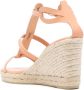 Castañer Espadrilles met sleehak Beige - Thumbnail 3