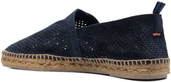 Castañer Leren espadrilles Blauw