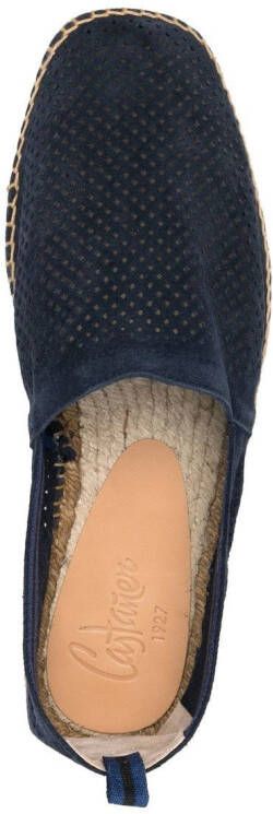 Castañer Leren espadrilles Blauw