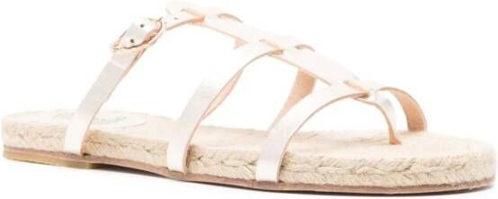 Castañer Platte sandalen Goud