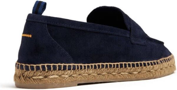 Castañer Nacho suède espadrilles Blauw