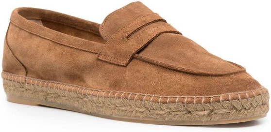 Castañer Nacho suède espadrilles Bruin