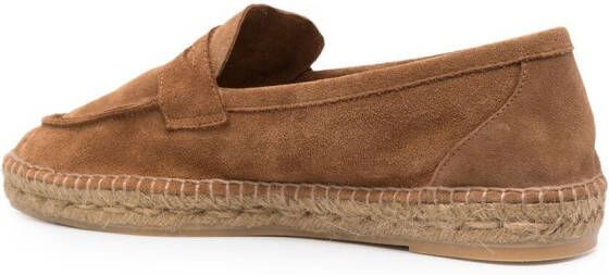 Castañer Nacho suède espadrilles Bruin