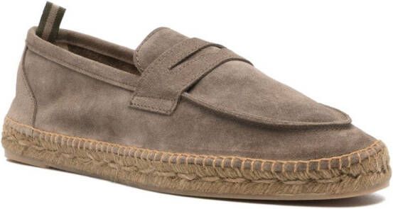 Castañer Nacho suede espadrilles Bruin