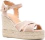 Castañer 110 mm Bromelia espadrilles met sleehak Roze - Thumbnail 2