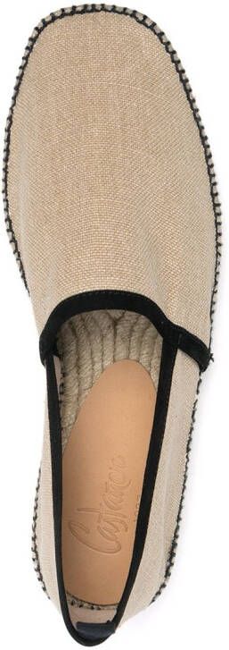 Castañer Pablo espadrilles met contrast afwerking Beige