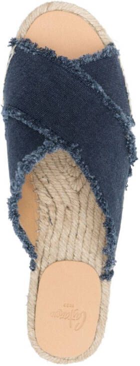 Castañer Palmera canvas espadrilles Blauw