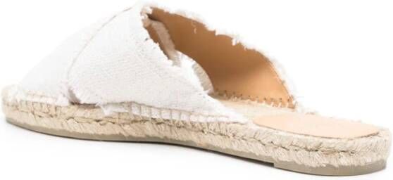 Castañer Palmera raffia espadrilles Wit