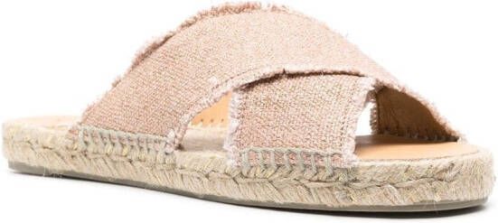 Castañer Palmera raffia espadrilles Goud