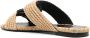 Castañer Prado slippers van geweven raffia Zwart - Thumbnail 3