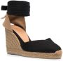 Castañer Raffia sandalen Zwart - Thumbnail 2