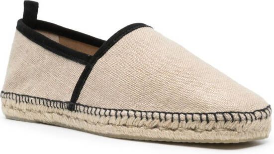 Castañer Espadrilles met ronde neus Beige