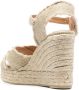 Castañer Sandalen met gekruiste bandjes Beige - Thumbnail 3