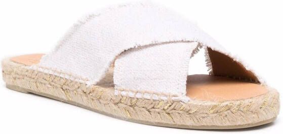 Castañer Sandalen met gekruiste bandjes Wit
