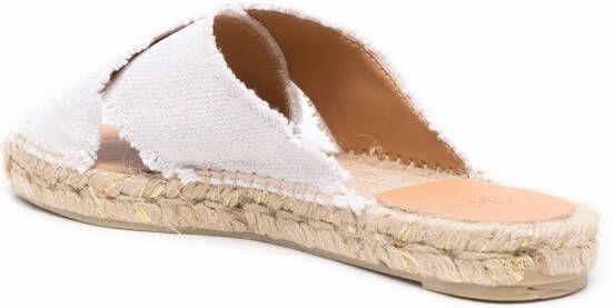 Castañer Sandalen met gekruiste bandjes Wit