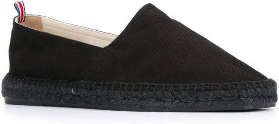 Castañer Suède espadrilles Zwart