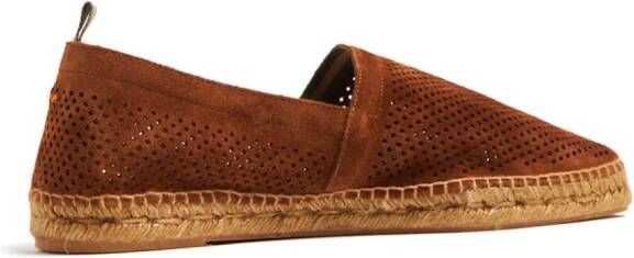 Castañer Suède espadrilles Bruin