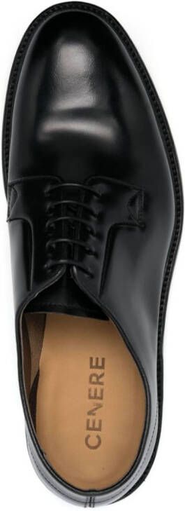 Cenere GB Leren Oxford schoenen Zwart