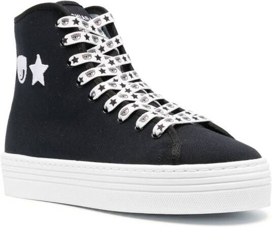 Chiara Ferragni Sneakers met patroon Zwart